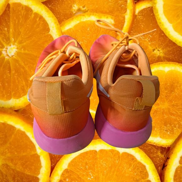 Nike Women's Ombre Atomic‎ Mango Roshe Run Athletic Shoes Size 8.5 - Picture 8 of 10